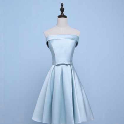 Solid Color Short Evening Dress Off Shoulder Banquet Bridesmaid Dress Elegant Slim Dress main image 1